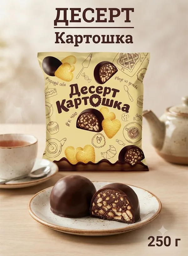 Десерт «Картошка», 230 г, Фото 2