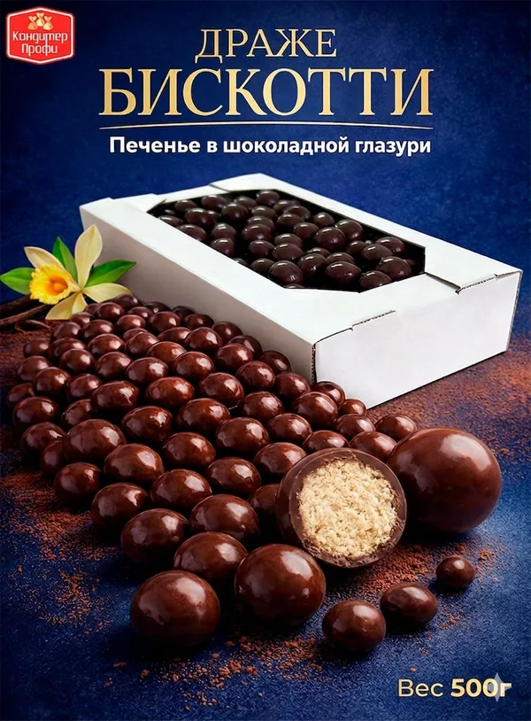 Драже «Бискотти», 500 г, Фото 2