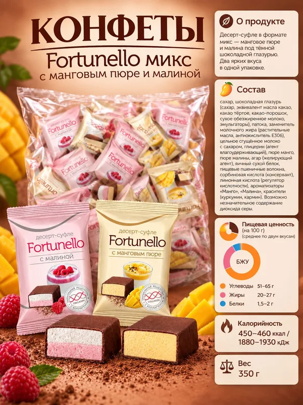 Fortunello, 350 г, Фото 2