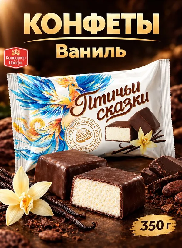 Candies "Bird Tales", 350 g, Photo 1